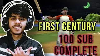 FIRST CENTURY IN CAREER MODE  | Thanks For 100 Sub | Wcb2 Career Mode Gameplay | Wcb2