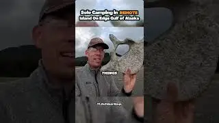 Alone at the Edge of the World 🌊 Extreme Island Camping in Alaska #alaskacamping #snowcamping