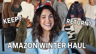HUGE AMAZON WINTER FASHION TRY-ON HAUL! ZARA, FREE PEOPLE, COS DUPES | 2026