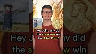 Why did a scarecrow win a Nobel prize? | English Joke
