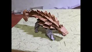 안킬로사우루스 접기1(Ankylosaurus Origami1)