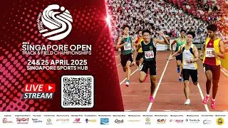 85th Singapore Open Track & Field Championships 2025 (Track Events) - Day 1 - Morning Session
