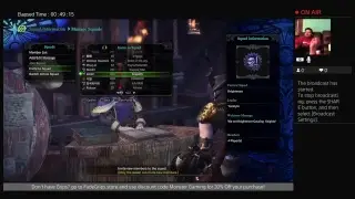 MHW 2018 PS4 Pro with /\/\onst3r in Monster Hunter. KULVE TAROTH SIEGE! Redux lol
