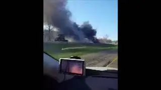 Semi truck fire closes northbound lanes of US-23 in Brighton Township