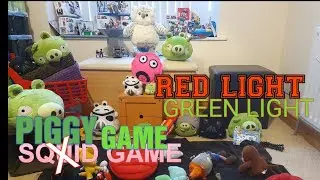 PIGGY SQUID GAME | RED LIGHT GREEN LIGHT | D'BAXTER FAMILY