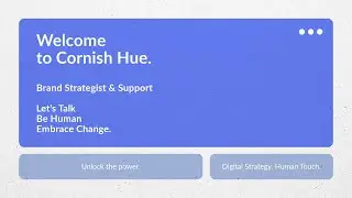 Building Bespoke Websites at Cornish Hue