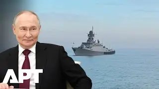 СМОТРИТЕ | Российские учения по выживанию на военных кораблях в Каспийском море переросли в интен...