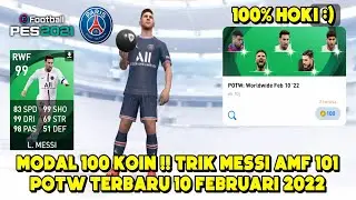 TRIK CARA MENDAPATKAN MESSI AMF 101 POTW TERBARU PES 2021 MOBILE