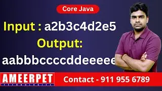 Generate Output String from Given String | By Srinivas | Ameerpet Technologies