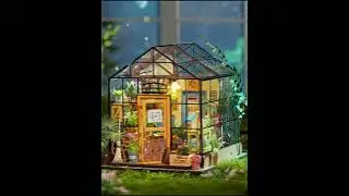 Rolife DIY Miniature House Kit - Cathy's Flower House #3dpuzzle #rolife #booknook #booklover