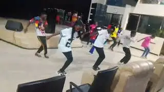 Live on JCC church wote k'k team young flying angels performing,at  youth comfrence useo dance 