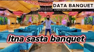 Wedding hall review😇asa banquet nhi dekha mainy🤔|zahidvlogofficial|
