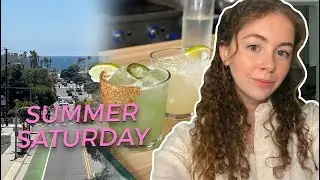 SUMMER VLOG! park picnic, margaritas, & my go to summer makeup routine