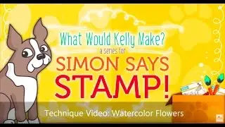 Card Making and Paper Crafting How To: Second Generation Stamping with Watercolor Technique