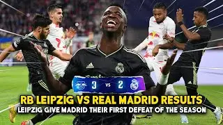 RB LEIPZIG VS REAL MADRID RESULTS | THE FIRST DEFEAT FOR MADRID | HIGHLIGHTS RB LEIPZIG 3-2 MADRID