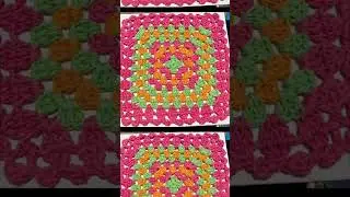 Happy dish cloth #duckduckdishcloth #joybomb #crochet #retro