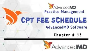 AdvancedMD # 13 | How to run CPT Fee Schedule Report in AdvancedMD | AdvancedMD Practical Training