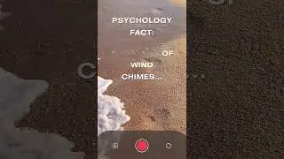 Psychology Fact, The sound of wind chimes... #psychologyfacts