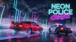 Midnight Neon Chase 🚨 | Synthwave Outrun Mix