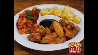 Alitas BBQ Pollo Andino con ceviche de tomate