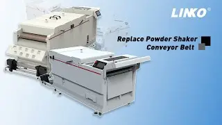 Replace the Powder Shaker Conveyor Belt | Technical Support Guide | LINKO H Series Powder Shaker