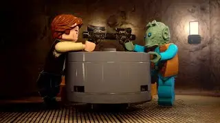 WHO SHOOTS FIRST? HAN SOLO OR GREEDO? -  LEGO Star Wars The Skywalker Saga
