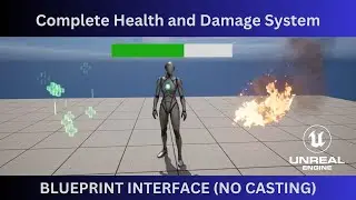 Unreal Engine Health And Damage System Tutorial | No Casting | No Binding