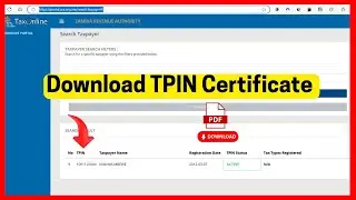 How to download ZRA TPIN Certificate (Full Guide)