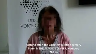 Voice feminization: Victoria's voice before and after VFS