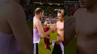 What Zinedine Zidane said to David Beckham 😮 #shorts #zinedinezidane #realmadrid #beckham