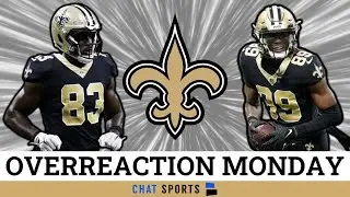 Saints Rumors On Chris Olave & Rashid Shaheed + Pete Carmichael HOT SEAT? NFL Overreaction Monday