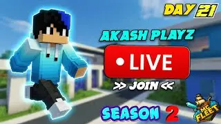 MCFleet NEW SEASON 2 DAY 21🔥| Minecraft LIVE with Friends &ndash; Epic Survival Adventure Begins! #mcfleet