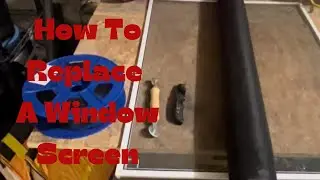 How To Replace A Window Screen #maintenance