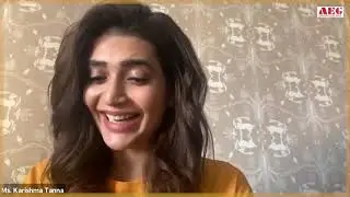 Actress Karishma Tanna judging the AEG Talent Hunt Competition of 2020 batch students