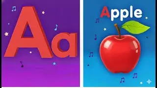 A for Apple | Learn ABC for Kids | Fun Phonics Song & Nursery Rhymes बच्चों के लिए एबीसीडी |