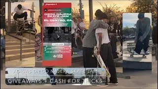 Adidas Diego Najera Skate Jam: Cash for tricks in El Centro California at the Sidewinder Skatepark!