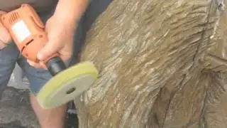 Sanding Mop - Chainsaw Carving & Log Home Refinishing