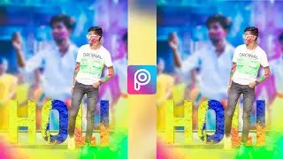 Holi Photo Editing || Holi Color Lightroom Photo Editing || Holi Photo Editing Picsart ||