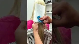 Unique Hair Tattoo Tutorial: Skull and Rose Design on Blonde Hair#hairtattoo #hairdesign