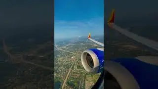 Warm summer air and a Southwest 737 MAX lifting off from Minneapolis ☀️ MSP ✈ MCO Southwest