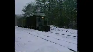 Bay Colony Railroad - Watuppa Branch - 151 GE 25-Tonner Revenue Freight 3/14/87