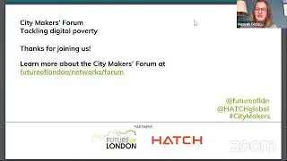 City Makers' Forum: Tackling digital poverty