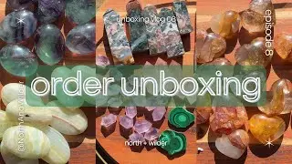 Unboxing Crystals for My Crystal Shop! ✨ || Unboxing Vlog 08 📦 || Small Business Vlog ❤️