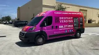 Ram Promaster (Dropship Vending Machine) - Wrap Solutions - Best Commercial Car Wrap Company in FL