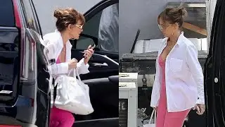 Jennifer Lopez Sizzles in Tour Rehearsal Look After Ben Breakup!🔥#UpAllNightTour #JenniferLopez
