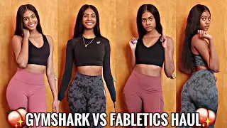 Gym Clothing Mini Try on Haul | Gymshark vs Fabletics // Squat Proof Leggings?!