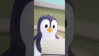 Penguin's postal package slides away!!