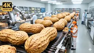 Inside the Crunchy Peanut Butter Factory: How They Create the Perfect Crunch (Full Process)