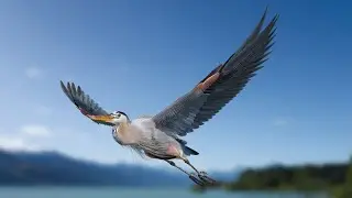 Blender 3D Model | Ardea Herodias | VFX Grace