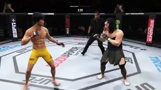 UFC 4 | Bruce Lee vs. Yazmin Fox (PLUS-SIZE) (EA Sports UFC 4)